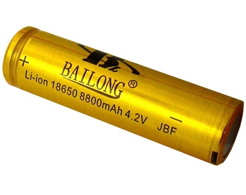 Акумулятор 18650 X-Bailong 8800 mAh Gold, фото 1