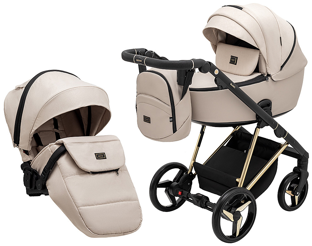 Коляска 2 в 1 Adamex Blanc Special Edidion PS-532