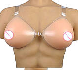 Протези молочної залози силіконові 290 г*2 шт. із силіконовими лямками після мастектомії S чашка B, фото 6