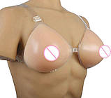 Протези молочної залози силіконові 290 г*2 шт. із силіконовими лямками після мастектомії S чашка B, фото 7