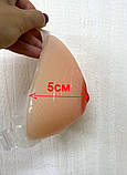 Протези молочної залози силіконові 290 г*2 шт. із силіконовими лямками після мастектомії S чашка B, фото 4