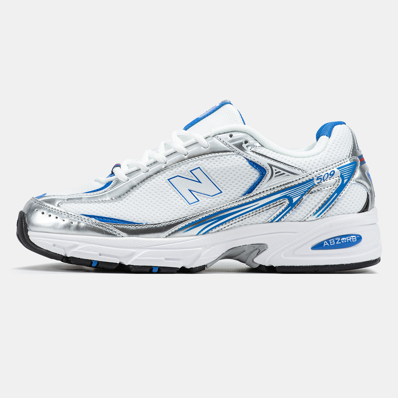 Чоловічі Кросівки New Balance 509 Silver White Blue / Нью Беланс 509