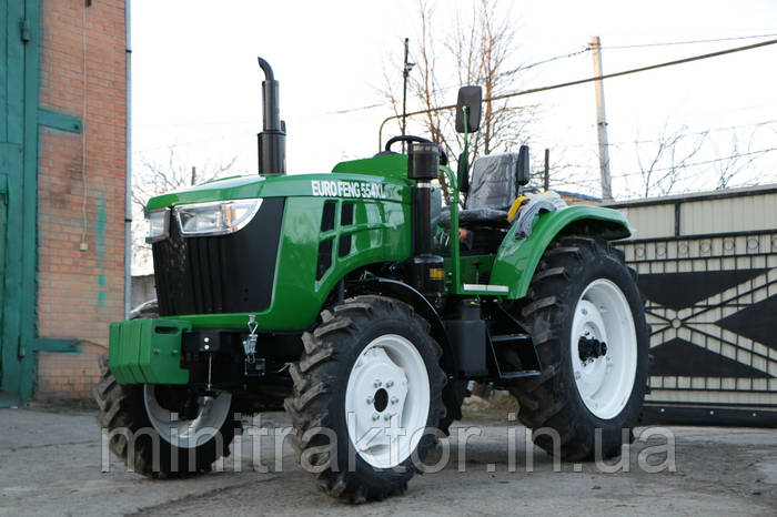 Мінітрактор EUROFENG 554 XL з реверсом, два циліндра на 1000 кг