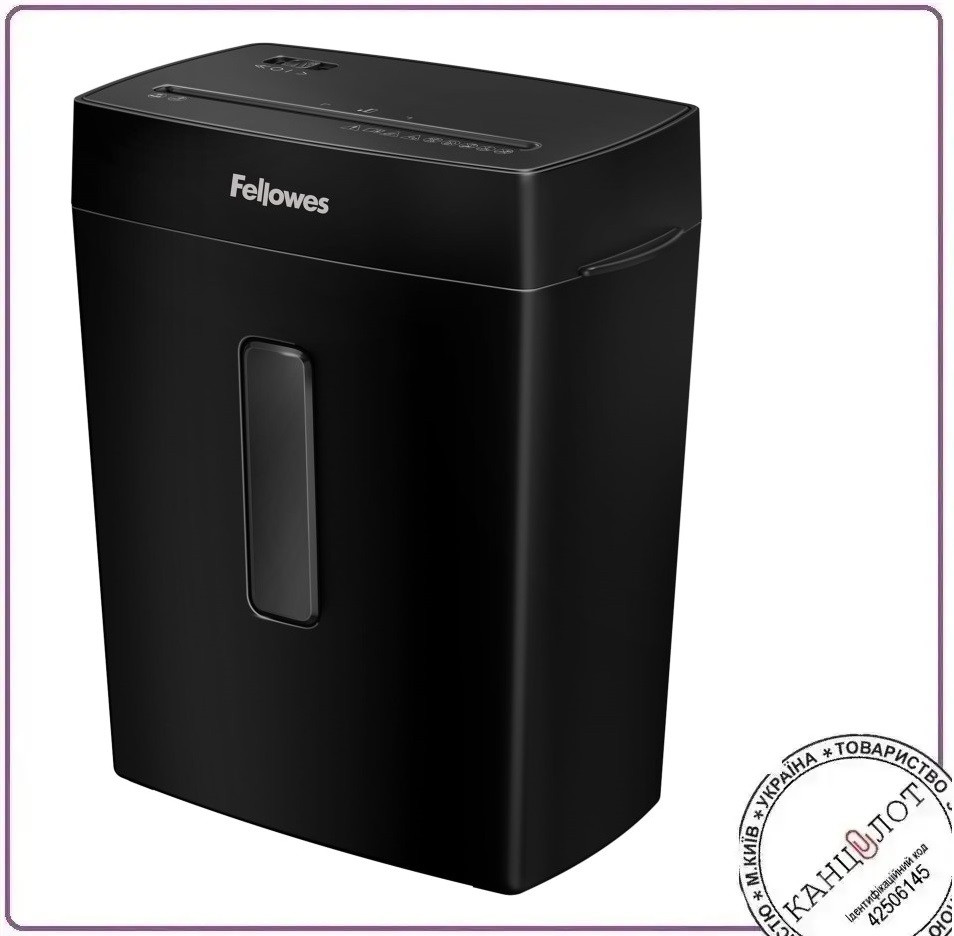 Шредер. Знищувач документів FELLOWES Р-42C, 8 арк, секр. P-4 (арт. f.U5012501)