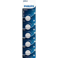 Дисковая батарейка PHILIPS Lithium Cell 3V CR2016 (5шт)