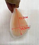 Протези молочної залози силіконові 290 г*2 шт. із силіконовими лямками після мастектомії S чашка B, фото 3