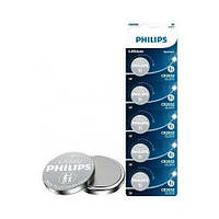 Дисковая батарейка PHILIPS Lithium Cell 3V CR2032(5шт)