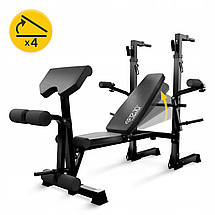 Лава тренувальна для жиму 4FIZJO Ultra з партою Скотта Black (P-5905973404228), фото 2