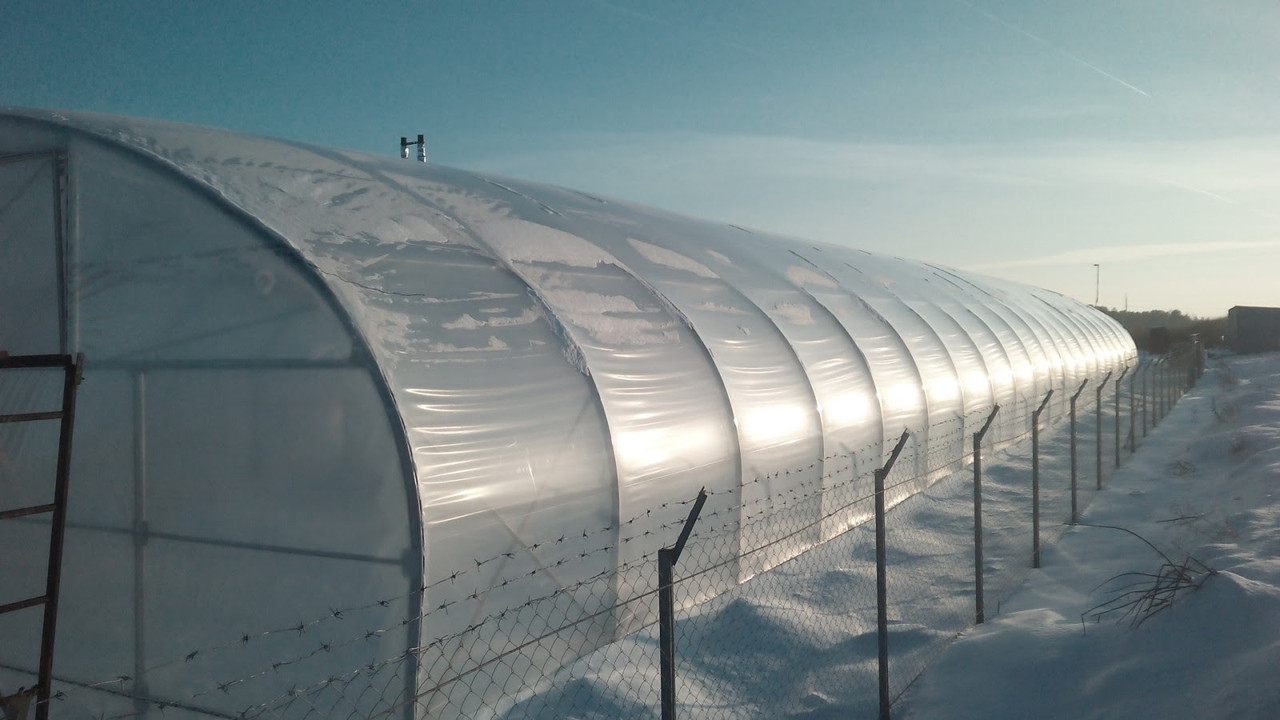 Теплиця Округла 5x6 розміром 5х6х3 м Під ключ
