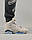 Чоловічі кросівки замшеві Nike Air Jordan Retro 6 Gray Sky, кеди чоловічі Найк Джордан сірі. Чоловіче взуття, фото 4