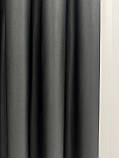 Однотонна штора блекаут (Blackout) Колір: графітовий, фото 8