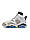 Чоловічі кросівки шкіряні Nike Air Jordan Retro 6 White Sky, кеди чоловічі Найк Джордан білі. Чоловіче взуття, фото 7