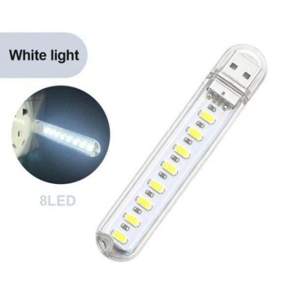 Мініліхтарик 8 LED 145 USB, фото 1