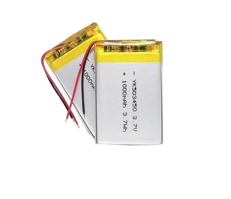 Акумулятор літій-полімерний 1000mAh 3.7 V 503450, фото 1