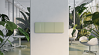 SideButton (2-gang) кнопка для вимикача LightSwitch AJAX black, фото 4
