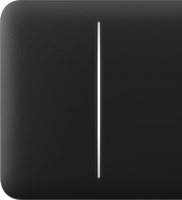 SideButton (2-gang) кнопка для вимикача LightSwitch AJAX black