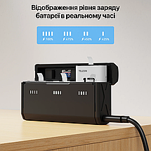 Зарядний пристрій GoPro 13 для 3-х акумуляторів Telesin S0-BCG-11-TGP, фото 3