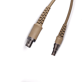 Кабель INVISIO Headset Cable Fisher 10-Pin для наушников Ops-Core AMP, 600mm, INV16923, Колір: Tan