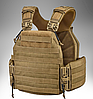 Плитоноска VELMET бронежилет (чохол) / тактичне спорядження PLATE CARRIER PERUN 4-25 RB (MTP), фото 8