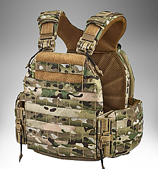 Плитоноска VELMET бронежилет (чохол) / тактичне спорядження PLATE CARRIER PERUN 4-25 RB (MTP)
