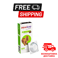 Бравекто таблетка від бліх та кліщів для собак вагою від 10 до 20 кг, 500 мг