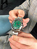 Механічний з автопідзаводом годинник для дайвінгу (20 АТМ) Pagani Design PD-1692 Silver-Green, фото 8