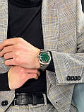 Механічний з автопідзаводом годинник для дайвінгу (20 АТМ) Pagani Design PD-1692 Silver-Green, фото 9