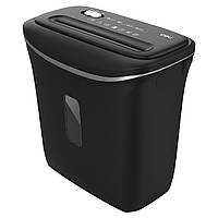 Знищувач документів, шредер Deli 9945, 6 аркушів, 12л. Секретність - Р4. Перехрестна різка (4х30)