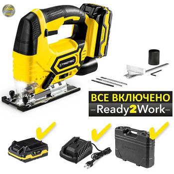 Акумуляторний електролобзик Trotec PJSS 11-20V + кейс (4425000006) електричний лобзик на акумуляторі Німеччина