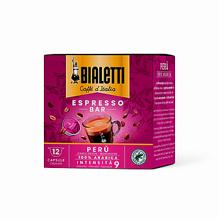 Кава в капсулах Bialetti Espresso Bar Peru, 100% Арабіка 12 капсул
