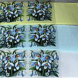 ТермоНаклейка - Букет Пролісків, розмір 3,5*3,7 см (однієї наліпки), 1 пара, Різнокольоровий, фото 2