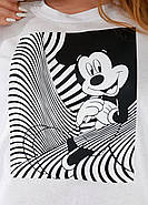 Довга жіноча футболка (р.48-50,52-54,56-58) бавовна, фото 6