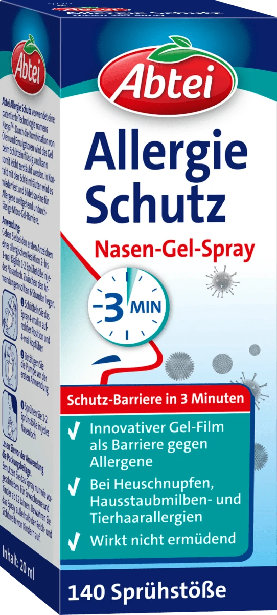 Назальний спрей від алергії Abtei Allergie Schutz Nasen-Gel-Spray, 20 мл