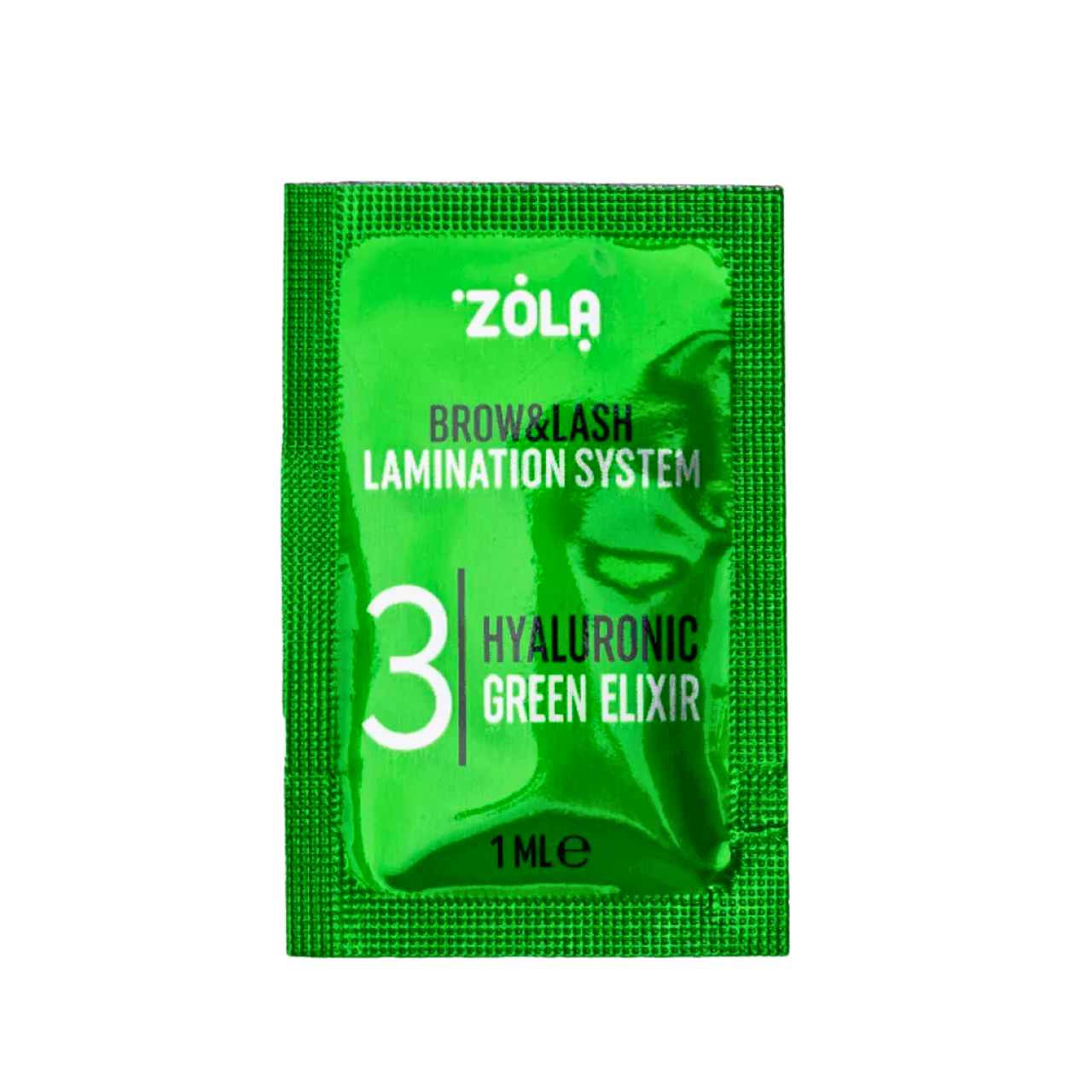 Zola Color Lab Step 03 | Hyaluronic Green Elixir | Складник №3 для ламінування вій і брів | Саше 1 мл