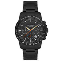 Чоловічий кварцовий наручний годинник Lee Cooper Shark (Чорний)
