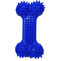 Іграшка для собак Кістка із шипами гумова 12 см Китай