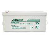 Гелева акумуляторна батарея потужна та безпечна Jarrett 12V 250Ah Gelled Electrolite, фото 3