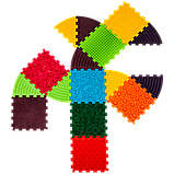 Масажний килимок Ортек Пазли 8 ел. + 8 Трикутників, фото 2