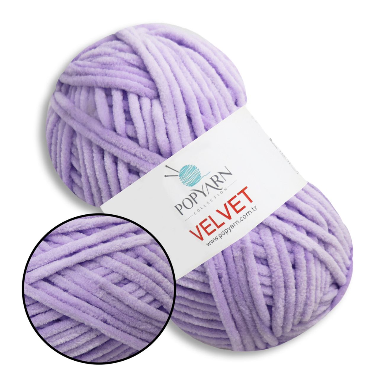 Popyarn Velvet, Бузковий №016, фото 1