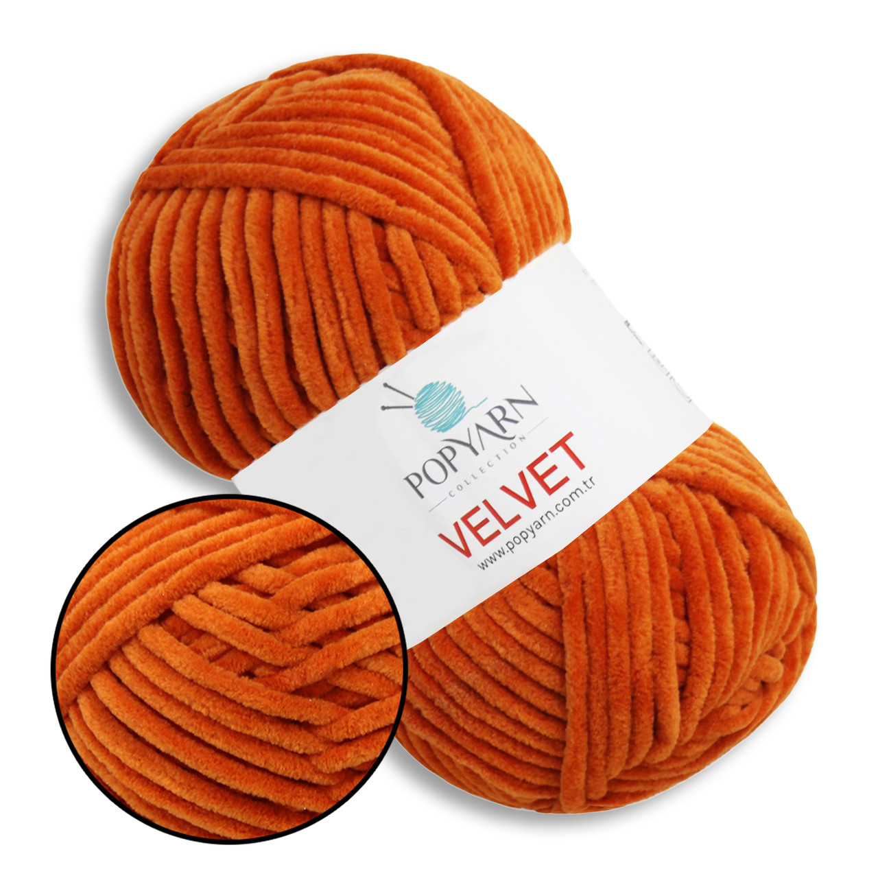 Popyarn Velvet, Рудий №030