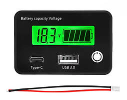 Індикатор ємності батареї DC 8V - 30V 6140