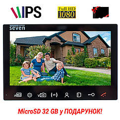 Відеодомофон 7 дюймів SEVEN DP–7575 FHD IPS black