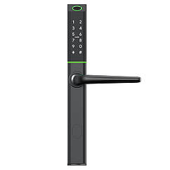 Розумний дверний біометричний замок SEVEN LOCK SL-7763BF black (без врізної частини)