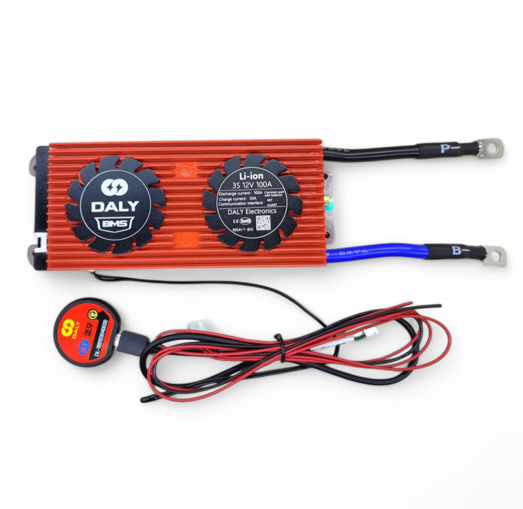 Smart BMS контролер Daly Li-ion 3S 12 вольтів 100A з Bluetooth