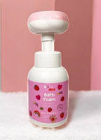 Дитяче мило - пінка для рук і тіла "Малина" HiSkin 300 мл у формі квіточки