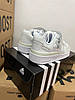Жіночі кросівки Adidas Forum 84 Low Full White Адідас Форум 84 білі низькі шкіряні демісезонні, фото 7