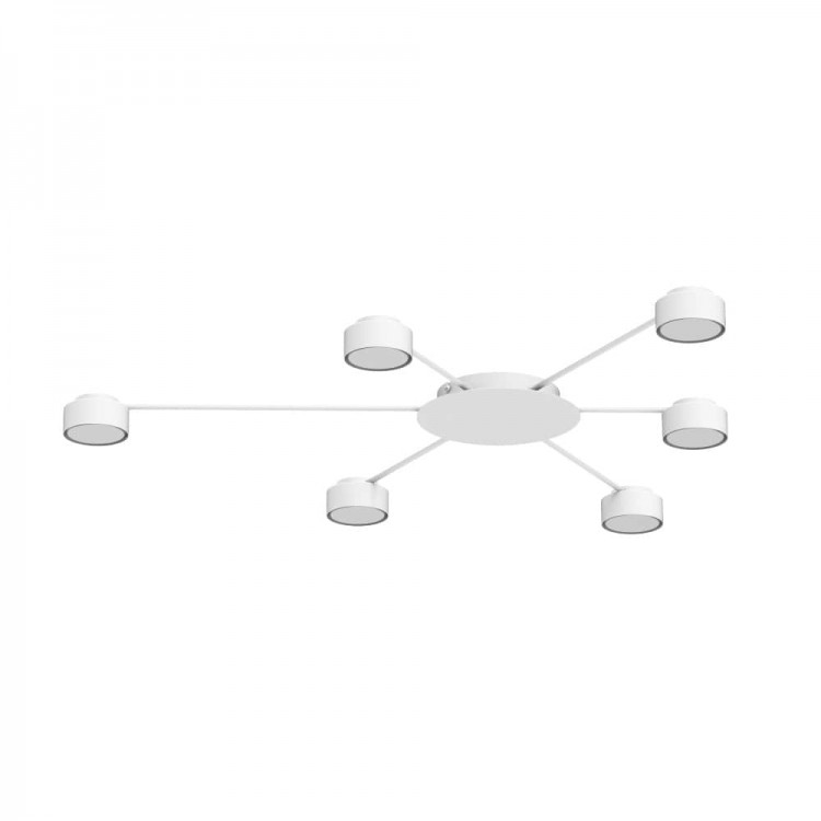 Накладний світильник-люстра Hi-Tech ML471-6 під лампу GX53 790х755х55 мм білий