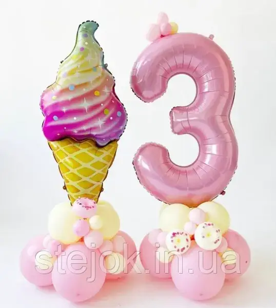 Цифра стійка Морозиво, фото 1