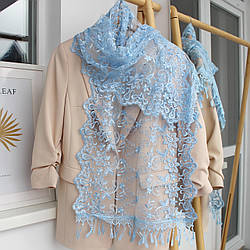 Шарф святковий церковний ажурний 157002