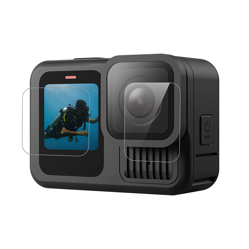 Набір захисних плівок для екрану та об'єктив для GoPro 13 Telesin S6-FLM-08-TGP